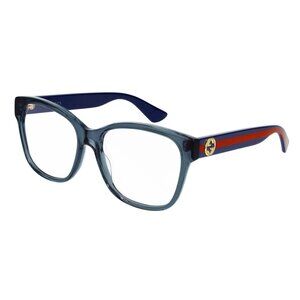 NEW GUCCI EYEGLASSES BLUE MEN EYEWEAR GUCCI GG0038ON 012